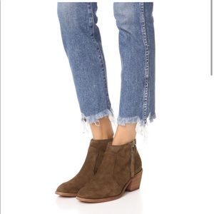 Madewell Janice Suede Ankle Booties